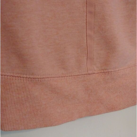 Zella Blush Pink Scoop Neck Sweatshirt w/ Pocket - Picture 6 of 7